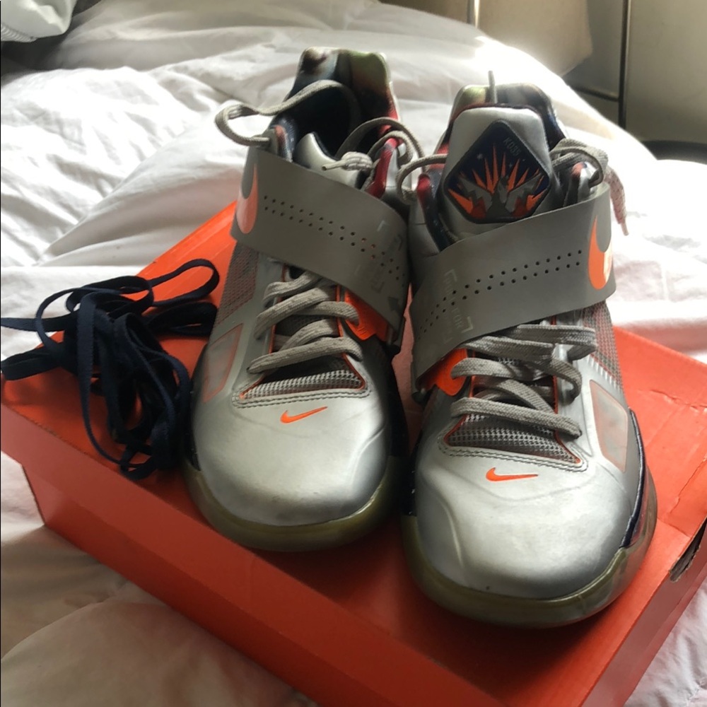 Nike ZOOM KD IV ASDark Gray/Black Refle Basketball Shoes